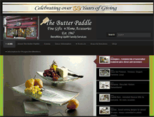 Tablet Screenshot of butterpaddle.com